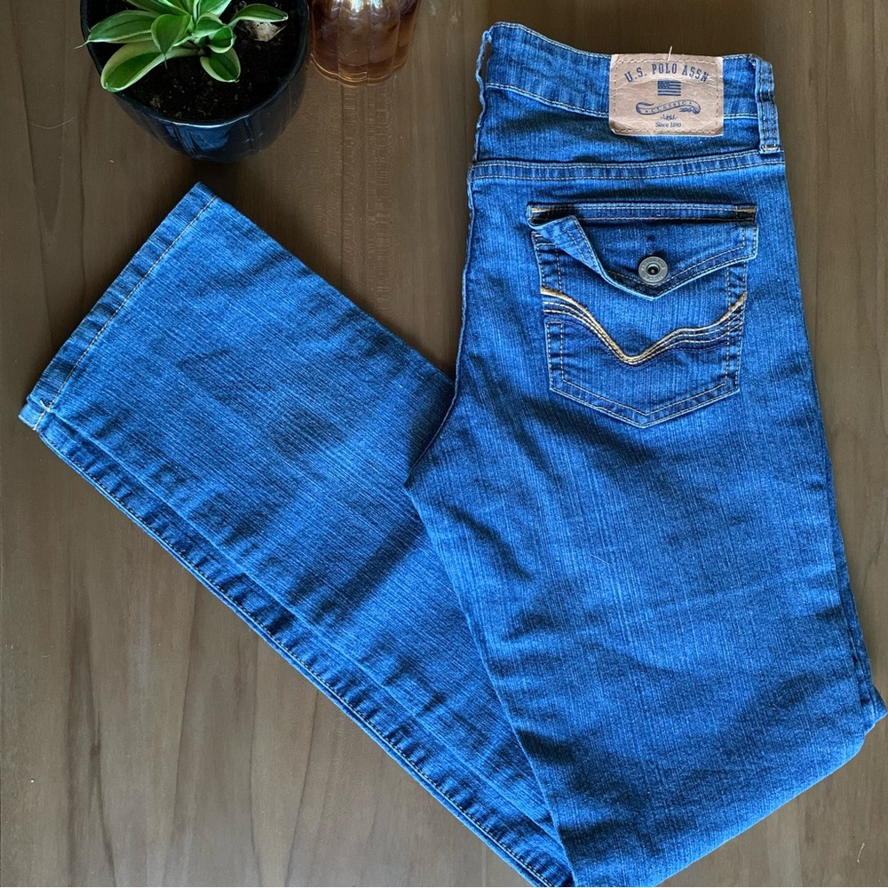 U.S. Polo Assn. Vintage Y2K Low Rise Classic Denim Jeans